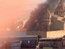 Church Burns In Mosul